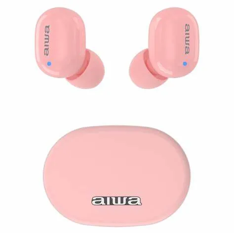 Aiwa Earbuds, Pink