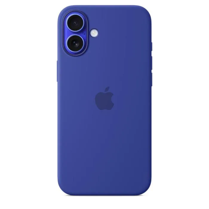 Apple iPhone 16 Plus Silicone Case with Mag Safe, Ultramarine