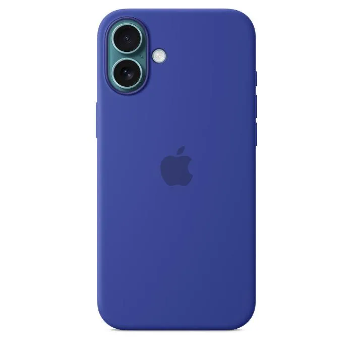Apple iPhone 16 Plus Silicone Case with Mag Safe, Ultramarine