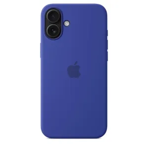 Apple iPhone 16 Plus Silicone Case with Mag Safe, Ultramarine