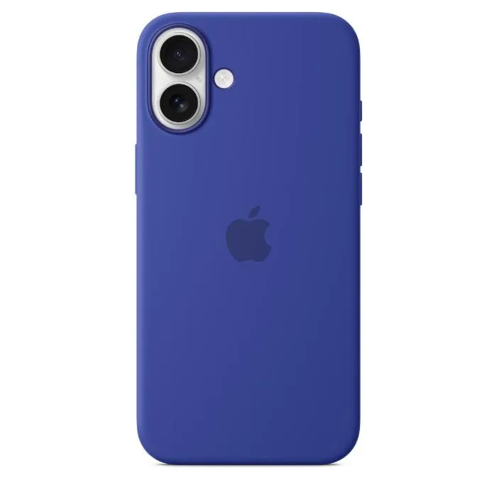 Apple iPhone 16 Plus Silicone Case with Mag Safe, Ultramarine