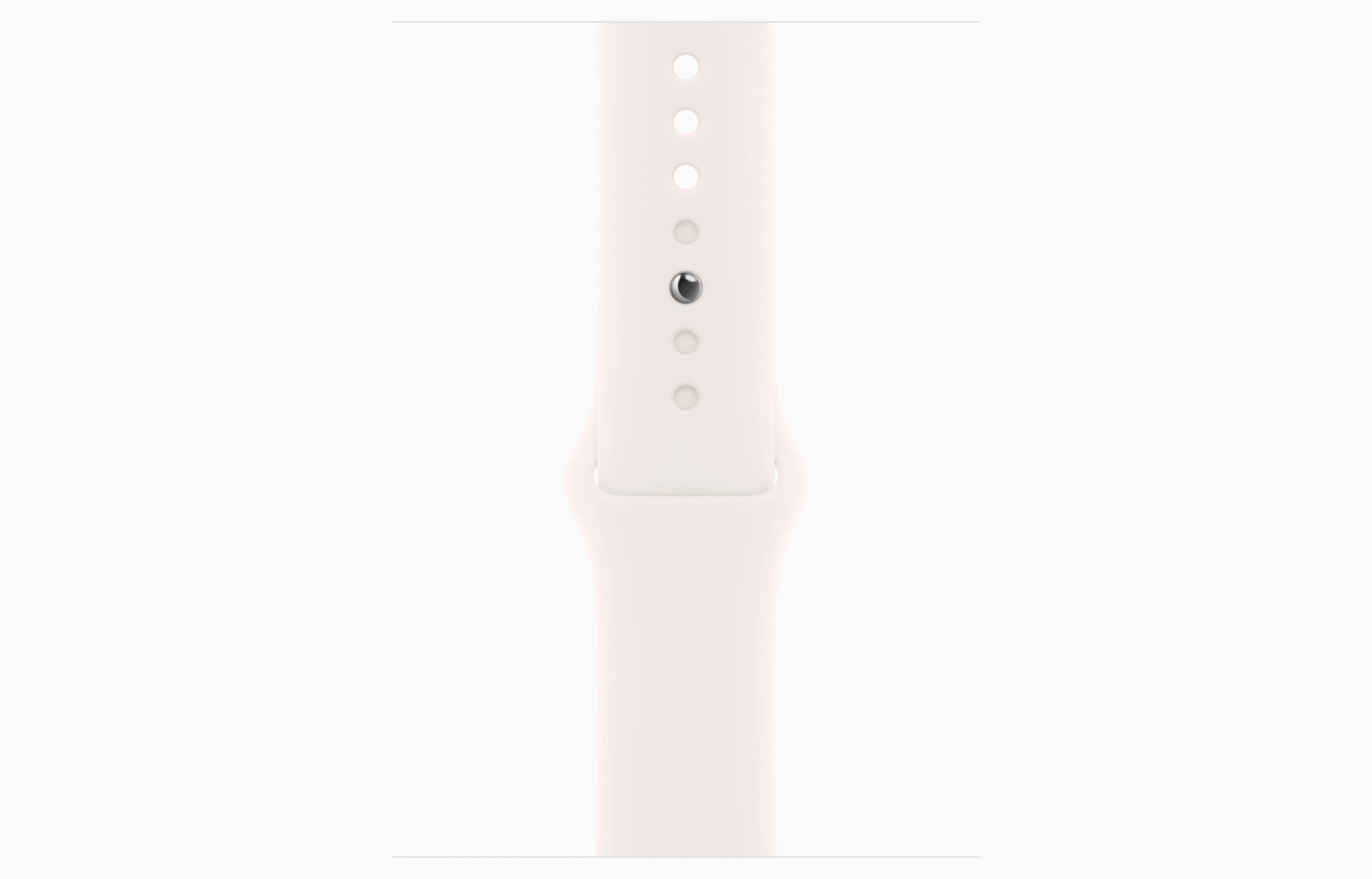 Apple Watch Series 10 GPS 46Mm, Rose Gold Aluminium Case with Light Blush Sport Band, M/L