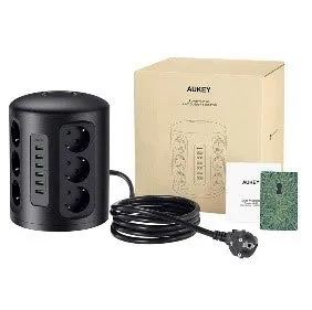 Aukey Power Strip Tower Xl 12 Ac Outlets 6 Usb Ports Meet All Your Power Requirements.