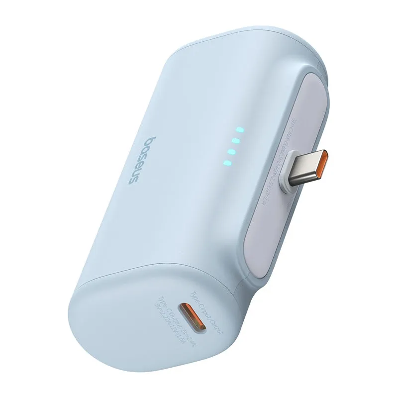 Baseus Compact Fast Charging Power Bank Type-C Edition, Blue