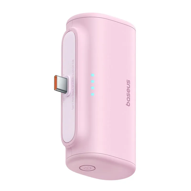 Baseus Compact Fast Charging Power Bank Type-C Edition, Pink
