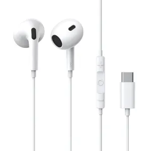 Baseus Enock Semi-In-Ear Wired Earphones, White