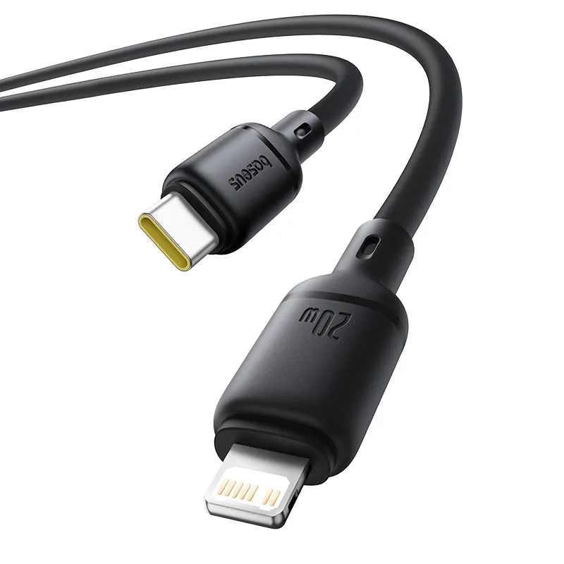 Baseus Fast Charging Cable Type-C to Ip, 20Watts, 1Mm, Cluster Black