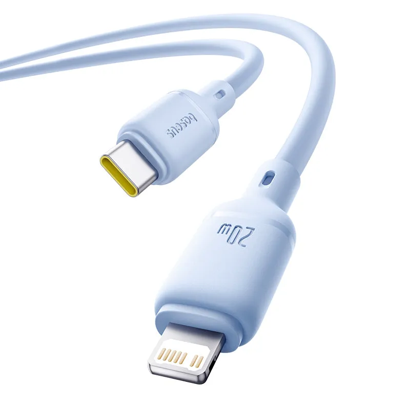 Baseus Fast Charging Cable Type-C to Ip, 20Watts, 1Mm, Galaxy Blue