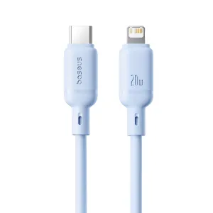 Baseus Fast Charging Cable Type-C to Ip, 20Watts, 1Mm, Galaxy Blue