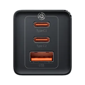Baseus GaN5 Pro Fast Charger 2C, 65Watts, Black