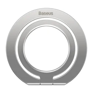 Baseus Halo Series Foldable Metal Ring Stand, Silver