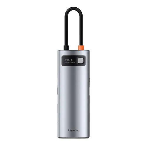 Baseus Metal Gleam Series 7 Port HUB, Space Grey