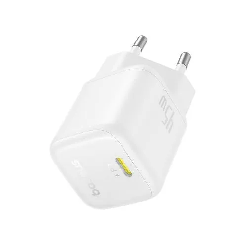 Baseus Pico Go Gan Fast Charger 1C, 45Watts, Moon White