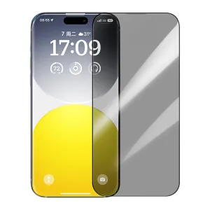 Baseus Sapphire Series Privacy Protection Tempered Glass Screen Protector for Ip 15