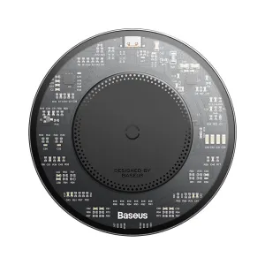 Baseus Simple 2 Wireless Charger, 15Watts, Cluster Black