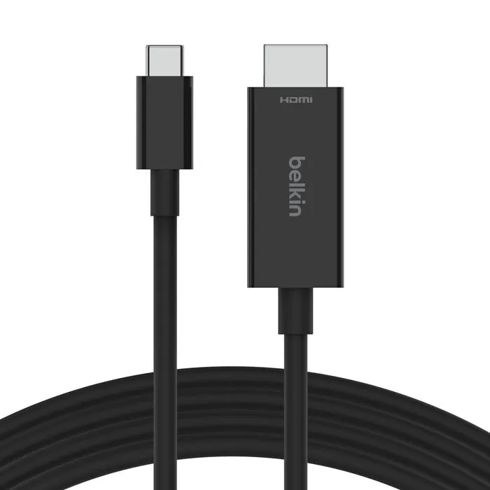 Belkin Connect USB-C TO HDMI 2.1 Cable, Supports Resolutions up to 8K & HDR10 