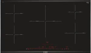 Bosch Built in Hob Series 8 Induction Cooktop, 90Cm, Black