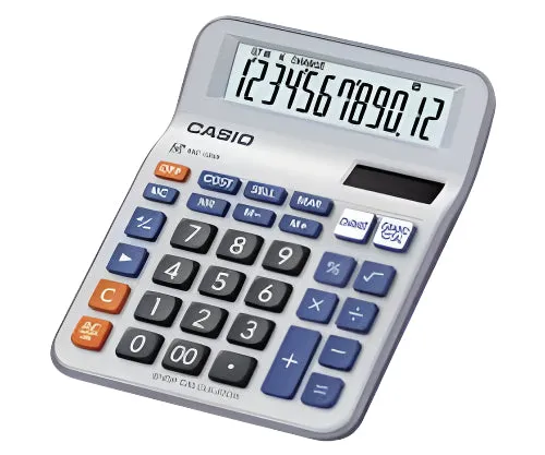 Casio Calculator DC-12M, White