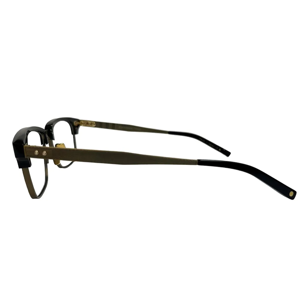 Dita Statesman Three DRX-2064-E-NVY-GLD-55 Unisex Rectangle Eyeglasses 55mm