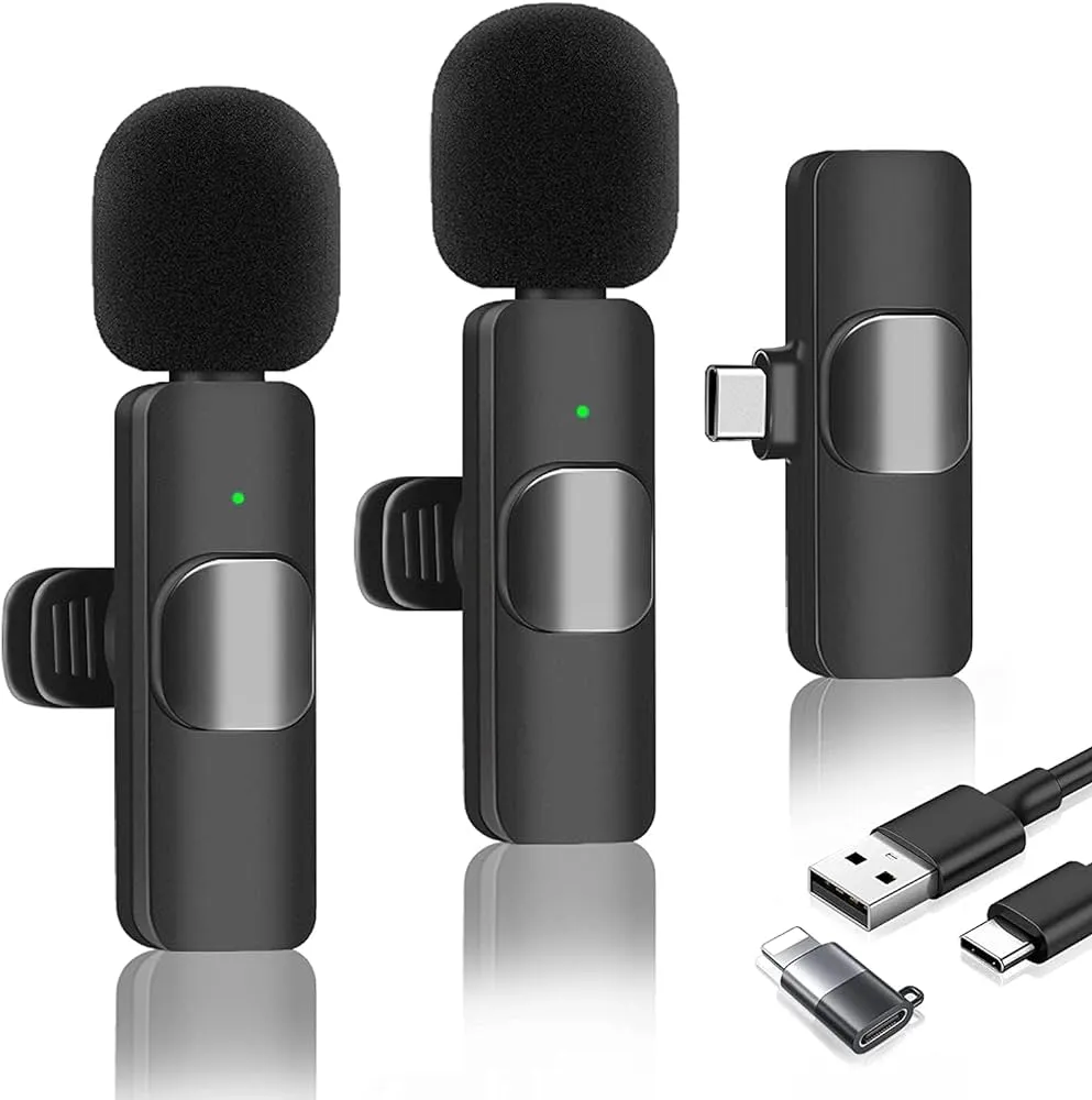 Dual Wireless Microphone K9 For Iphone Ipad