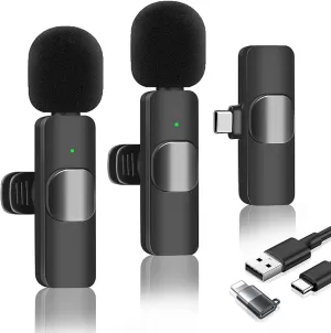 Dual Wireless Microphone K9 For Iphone Ipad
