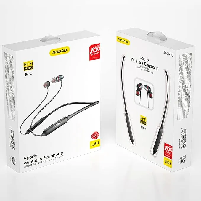 Dudao In-Ear Earphones Sport Wireless, Grey