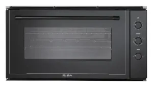 Elba Built in Gas Oven, 90Cm, Black