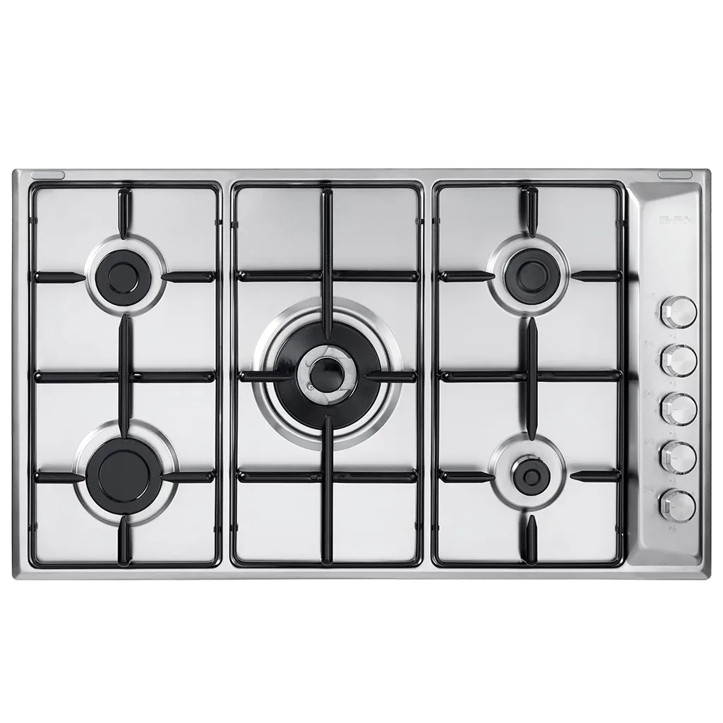 Elba Built-In Hob Inox 90Cm, 5 burner, Full Safety