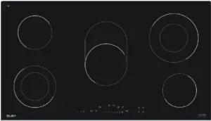 Elba Electric Built in Hob, Touch Control, 90Cm, Dual Circular & Oval zone, Vetrice