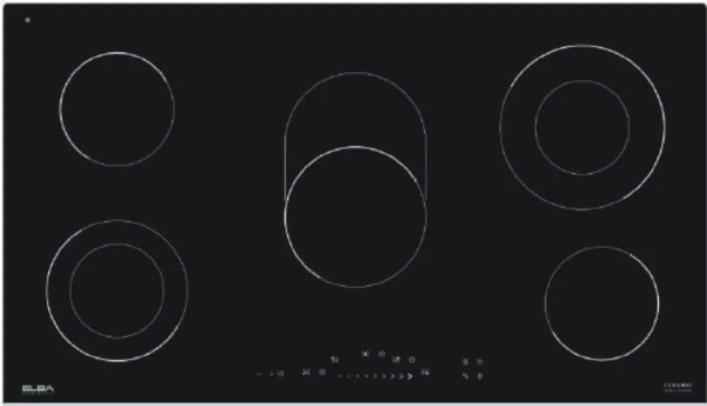 Elba Electric Built in Hob, Touch Control, 90Cm, Dual Circular & Oval zone, Vetrice