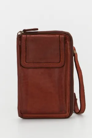 Esme Leather Phone Crossbody Strandbags