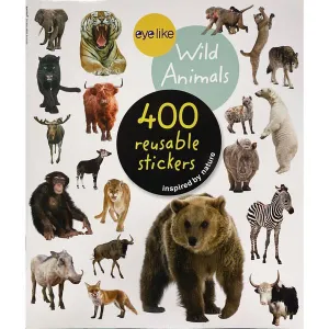 Eyelike Wild Animals Reusable Sticker Book