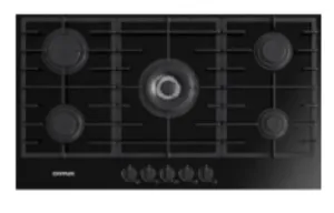 G3 FERRARI Gas on Glass Hob, 90Cm, Black