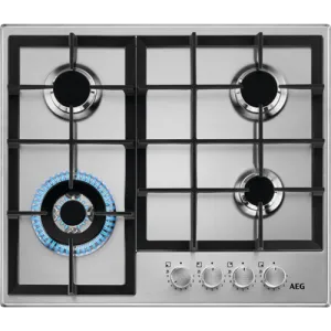 Gas Hob Full Safety, Self-Ignition, Cast Iron Pan Support