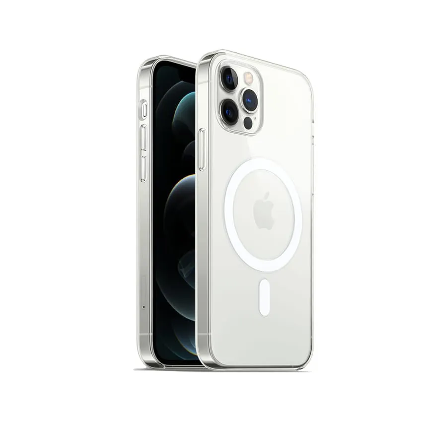Generic Mag Safe Clear Case for Ip 12 Pro Max, Transparent