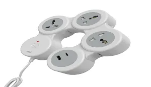 Gm 4 1 G-Hoop Spike Guard With C & A Type Usb-Master SwitchIndicator Safety Shutter