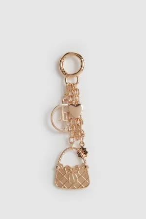Gold Handbag Charm Strandbags
