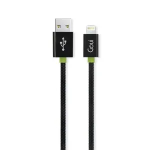 Goui Data Cable Spring Metal Aluminium, 30Cm, Black