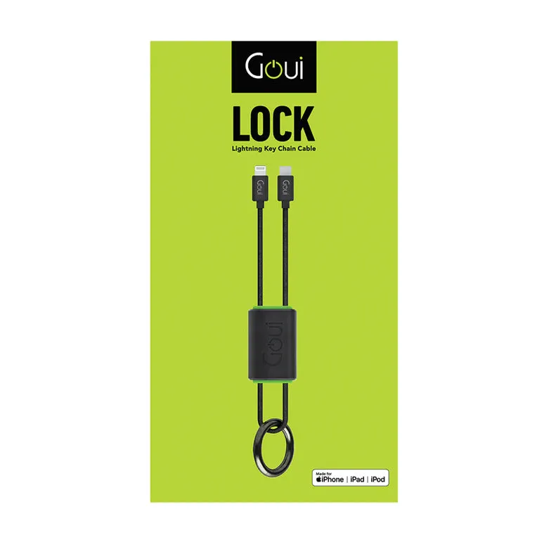 Goui Lock Lightning Cable USB C to Lightning, Black