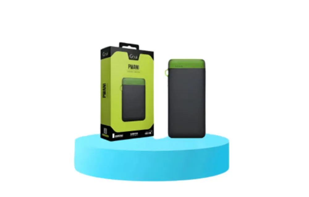Goui Pwani Power Bank 20000MAh, Black