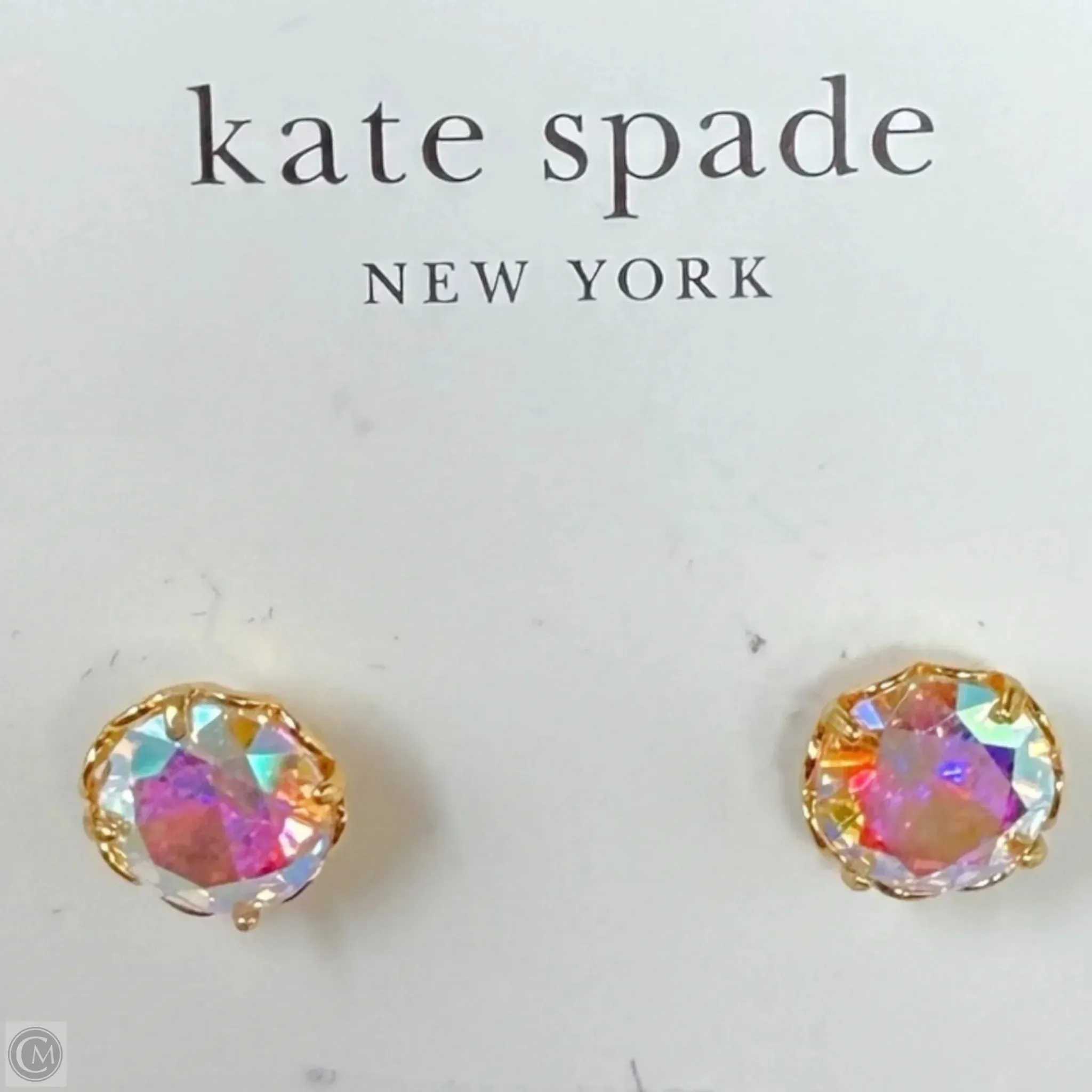 Gumdrop Aurora Borealis Stud Earrings Designer By Kate Spade