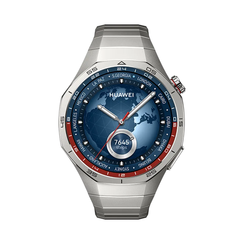Huawei Watch GT 5 Pro 46Mm, Titanium Air Silver Titanium Strap Asia, Titanium