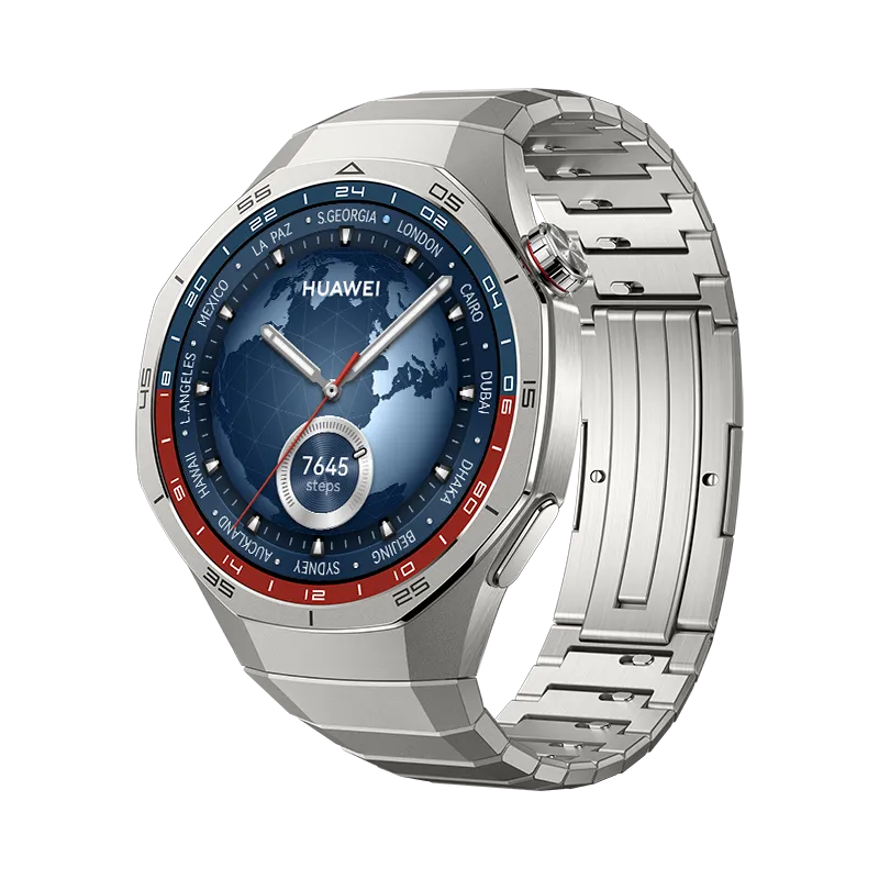 Huawei Watch GT 5 Pro 46Mm, Titanium Air Silver Titanium Strap Asia, Titanium