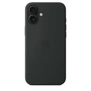 Iphone 16 Plus Silicone Case with Mag Safe, Black