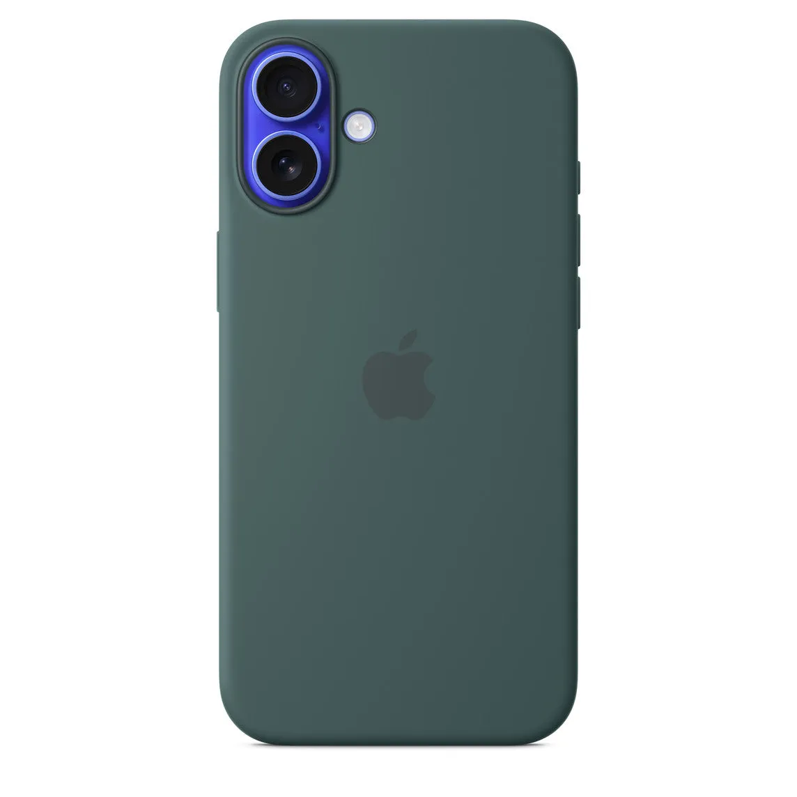 Iphone 16 Plus Silicone Case with Mag Safe, Lake Green