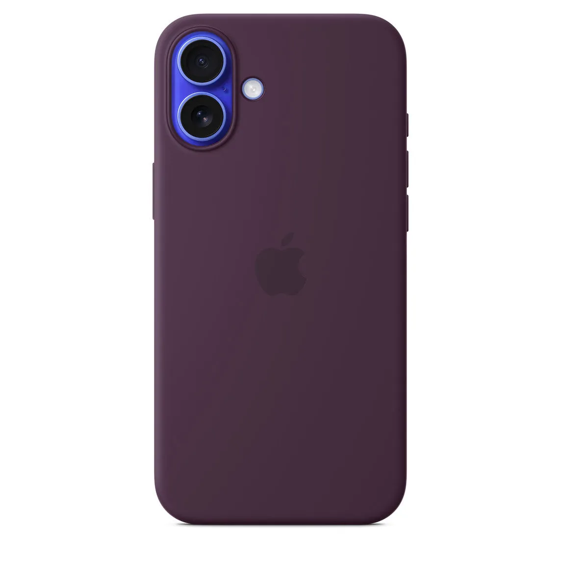 Iphone 16 Plus Silicone Case with Mag Safe, Plum