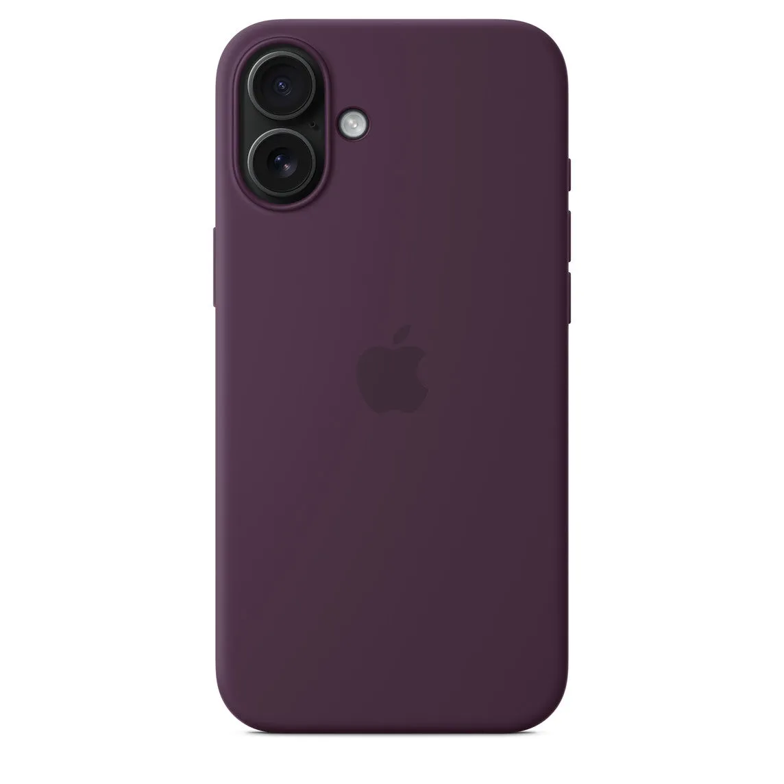 Iphone 16 Plus Silicone Case with Mag Safe, Plum