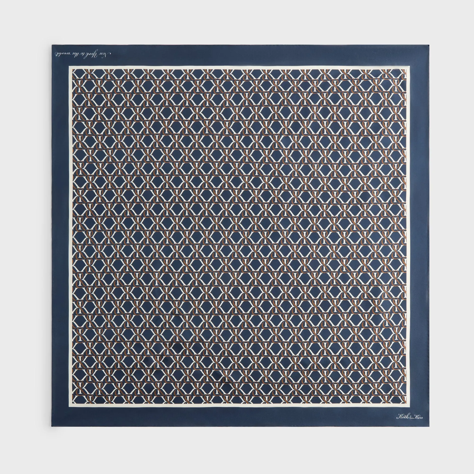 Kith Monogram Crest Bandana - Nocturnal