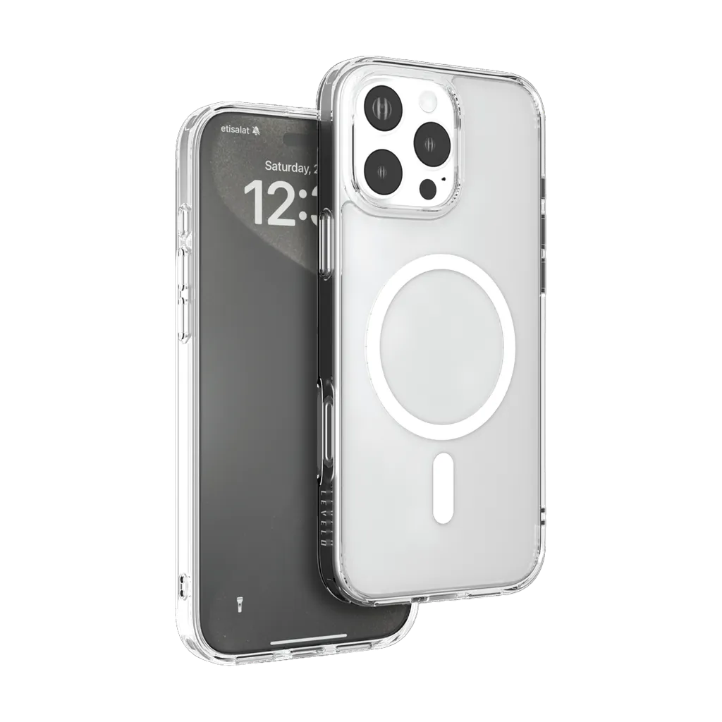 Levelo MagSafe Clara Clear Case For iPhone 16 Pro Max