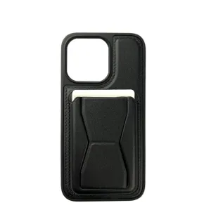 Lishen Leather Case with Card Pocket for iP14, Black
